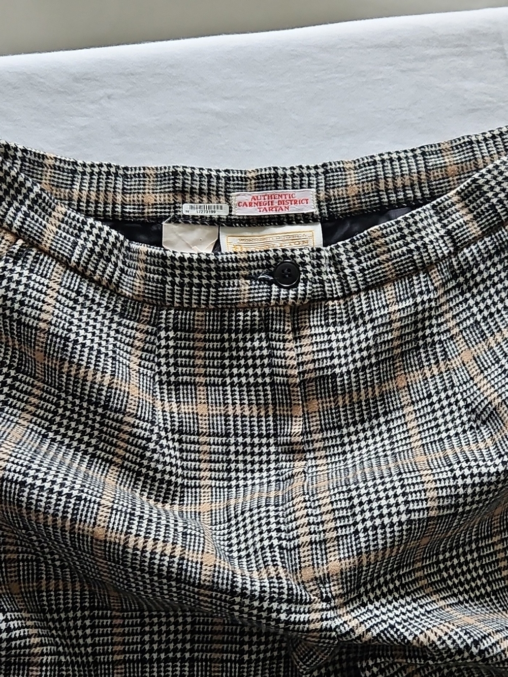 Pendleton Womens Authentic Carnegie District Tartan Dress Pants - Black & Tan - Picture 3 of 4